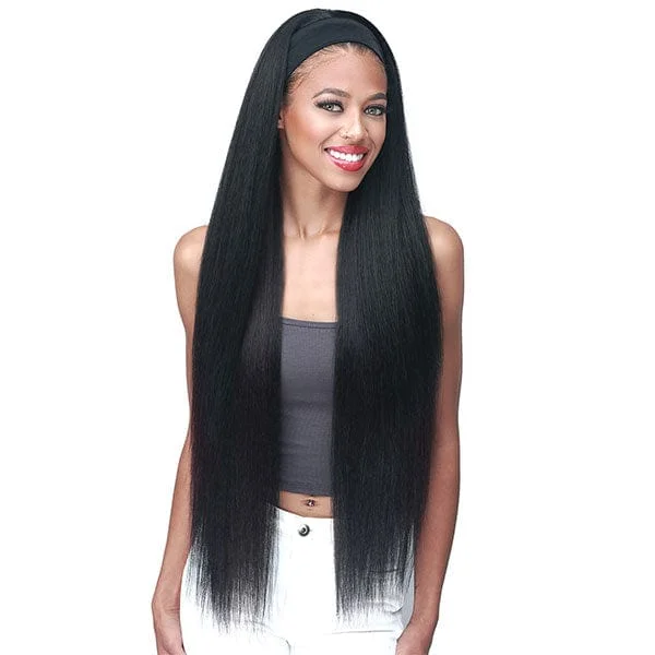 Half wig with a natural - looking root for a more realistic lookBobbi Boss Synthetic Headband Wig - M1015 ANDROMEDA Half wig with a natural - looking root for a more realistic lookBobbi Boss Synthetic Headband Wig - M1015 ANDROMEDA