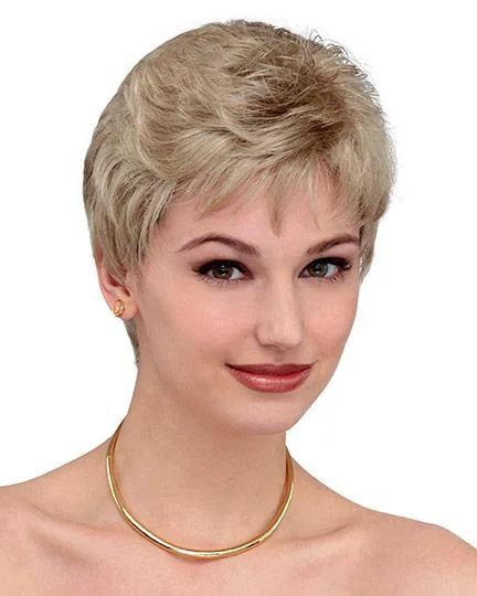 Short wig with a side - swept bang for a sophisticated and flattering styleJoni by Louis Ferre | CLOSEOUT