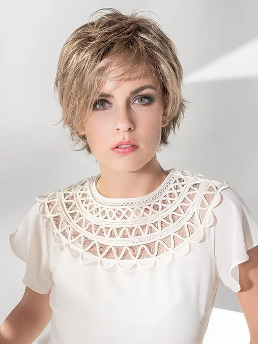 Short wig with a gradient color for a modern and stylish appearanceJoy | Synthetic Lace Front Wig (Hand-Tied) Short wig with a gradient color for a modern and stylish appearanceJoy | Synthetic Lace Front Wig (Hand-Tied)
