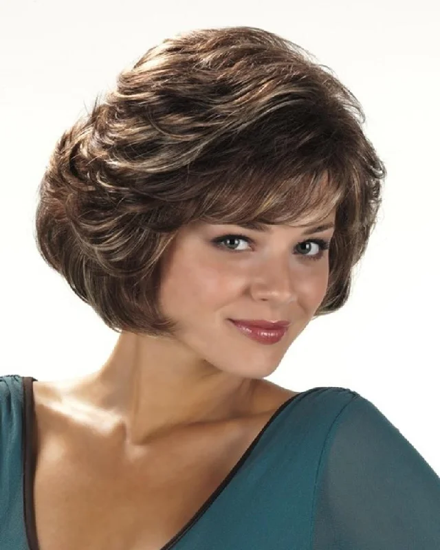 Lace - front short wig for a seamless and realistic hairlineJune by Tony of Beverly | Wavy Wig for Women | CLOSEOUT Lace - front short wig for a seamless and realistic hairlineJune by Tony of Beverly | Wavy Wig for Women | CLOSEOUT