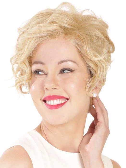 Short wig with a curly texture for a playful and youthful vibeKahlua by BelleTress | Synthetic Lace Front Wig | CLOSEOUT Short wig with a curly texture for a playful and youthful vibeKahlua by BelleTress | Synthetic Lace Front Wig | CLOSEOUT