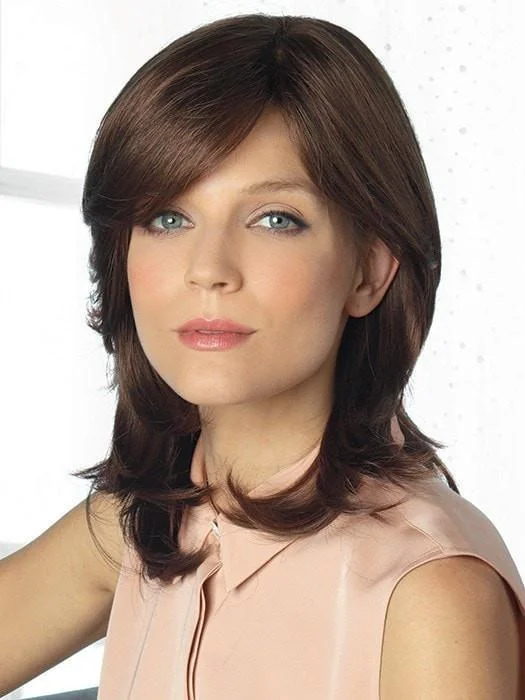 Short wig with a geometric pattern for a unique and fashion - forward designKendall by Amore | Layered Monofilament Wig | CLOSEOUT Short wig with a geometric pattern for a unique and fashion - forward designKendall by Amore | Layered Monofilament Wig | CLOSEOUT