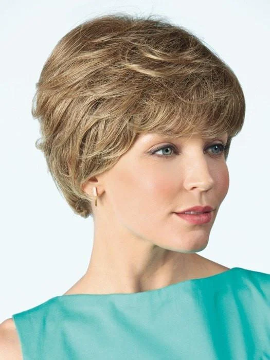 Short wig with a pixie cut for a bold and edgy lookKimmie by Amore | Human/ HF Synthetic Lace Front Wig (Hand-Tied) | CLOSEOUT Short wig with a pixie cut for a bold and edgy lookKimmie by Amore | Human/ HF Synthetic Lace Front Wig (Hand-Tied) | CLOSEOUT