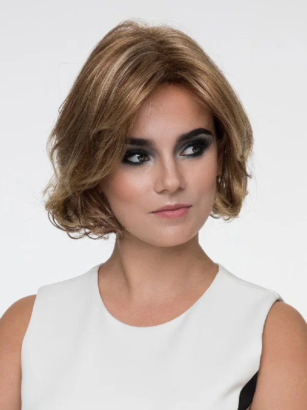 Petite short wig designed for a more delicate frameLacey by Envy | Synthetic Wig (Basic Cap) | CLOSEOUT Petite short wig designed for a more delicate frameLacey by Envy | Synthetic Wig (Basic Cap) | CLOSEOUT