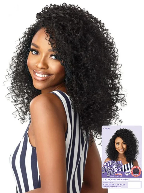 Half wig with a heat - resistant formula for easy styling at homeOutre Big Beautiful Hair Premium Synthetic Half Wig - 3C MOONLIGHT MAVEN Half wig with a heat - resistant formula for easy styling at homeOutre Big Beautiful Hair Premium Synthetic Half Wig - 3C MOONLIGHT MAVEN