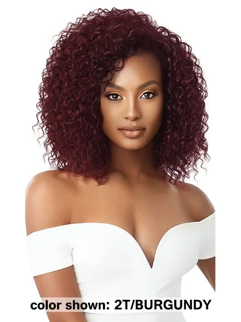 Half wig with a pre - bleached knot for a natural - looking scalpOutre Quick Weave Half Wig - ESTHER Half wig with a pre - bleached knot for a natural - looking scalpOutre Quick Weave Half Wig - ESTHER