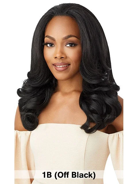 Synthetic half wig with a natural - looking textureOutre Quick Weave Soft and Natural Half Wig - NEESHA H301 Synthetic half wig with a natural - looking textureOutre Quick Weave Soft and Natural Half Wig - NEESHA H301