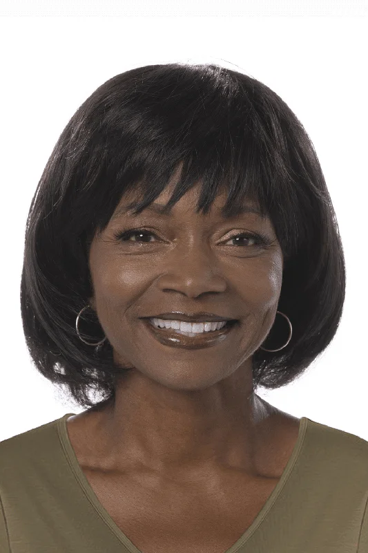 Lace - front short wig for a seamless and realistic hairlinePerfect Topper by Toni Brattin - Final Sale: No refunds or exchanges