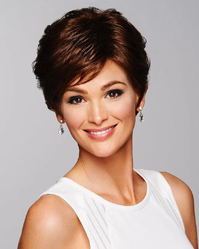 Short wig with a geometric pattern for a unique and fashion - forward designPixie This Wig by Gabor