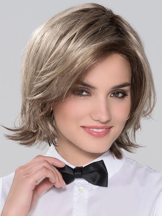 Short wig for daily office wear with a professional lookQueen Comfort | Synthetic Lace Front Wig (Hand-Tied) | CLOSEOUT