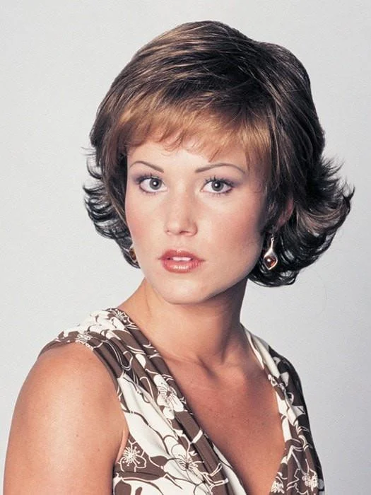 Short wig with a wavy texture for a beachy and relaxed lookReese by Jon Renau Wigs | CLOSEOUT