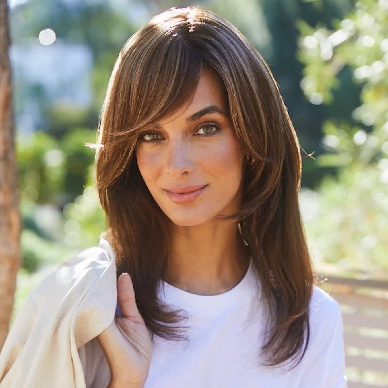 Short wig made from high - quality human hair for a luxurious feelRemy HH Topper 14" by Amore