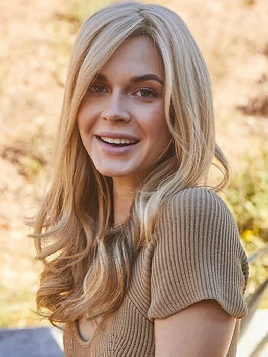 Short wig with a geometric pattern for a unique and fashion - forward designRemy HH Topper 14" | Human Hair Lace Front Topper (Mono Top)