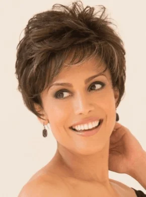 Short wig with a gradient color for a modern and stylish appearanceRina Synthetic Wig by Rene of Paris