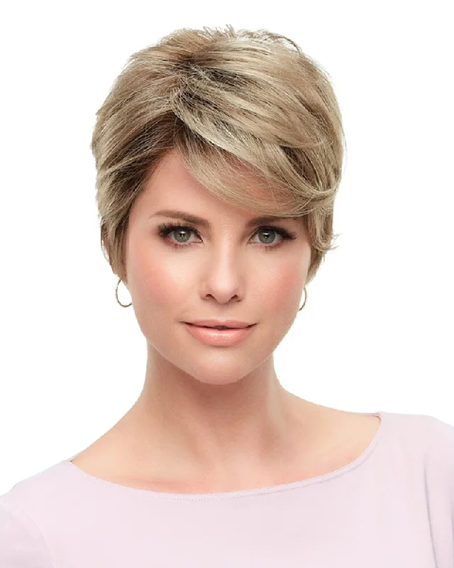 Adjustable - cap short wig for a customized and comfortable fitRose Lace Front Wig by Jon Renau - Final Sale: No refunds or exchanges