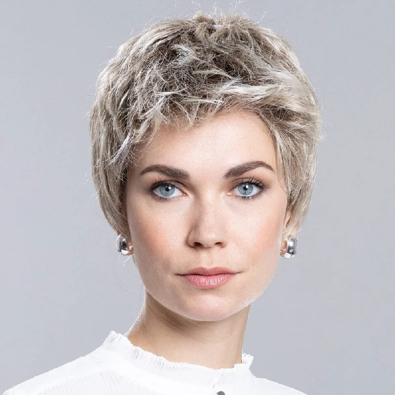 Short wig with a side - swept bang for a sophisticated and flattering styleRuby Synthetic Wig by Ellen Wille | Discontinued | All Sales Final
