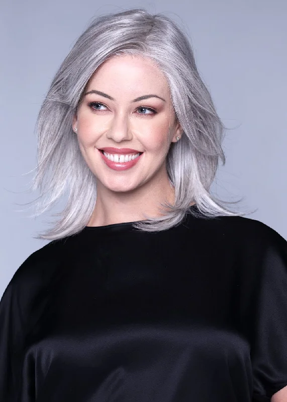 Heat - resistant short wig for easy styling with hot toolsSanta Barbara Wig by BelleTress | Lace Front | Lace Part