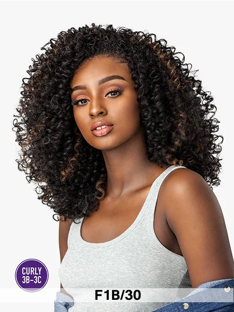 Half wig with a heat - resistant formula for easy styling at homeSensationnel Instant Weave Curls Kinks & Co Half Wig - SHOW STOPPER Half wig with a heat - resistant formula for easy styling at homeSensationnel Instant Weave Curls Kinks & Co Half Wig - SHOW STOPPER