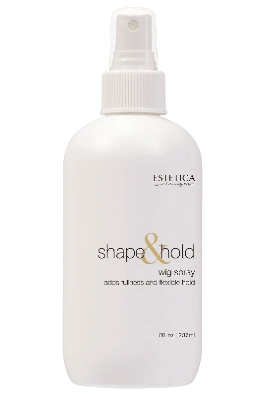 Layered short wig to add volume and dimensionShape & Hold Wig Spray by Estetica | Currently On Backorder