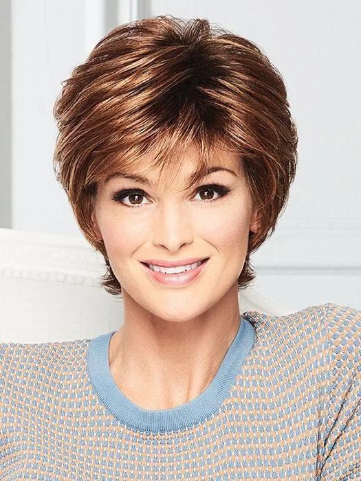 Short wig with a curly texture for a playful and youthful vibeSoft Romance | Synthetic Wig
