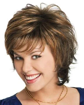 Heat - resistant short wig for easy styling with hot toolsSpellbound by Gabor | CLOSEOUT