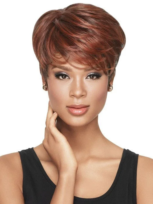 Lace - front short wig for a seamless and realistic hairlineTapered Tomboy by Sherri Shepherd | CLEARANCE