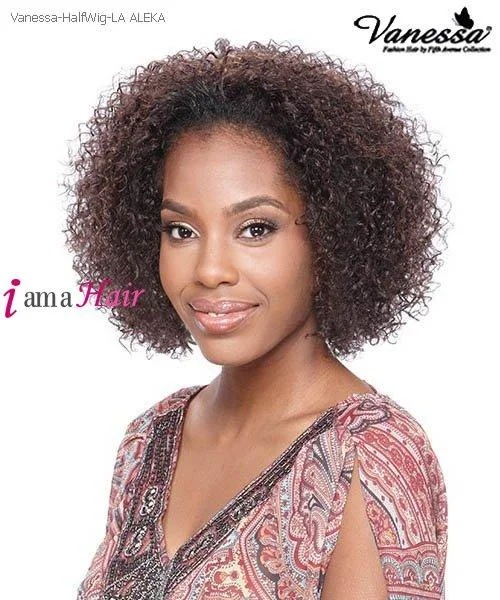 Half wig with a pre - plucked hairline for a more natural lookVanessa Fifth Avenue Collection Wigs Half Wig - LA ALEKA Half wig with a pre - plucked hairline for a more natural lookVanessa Fifth Avenue Collection Wigs Half Wig - LA ALEKA