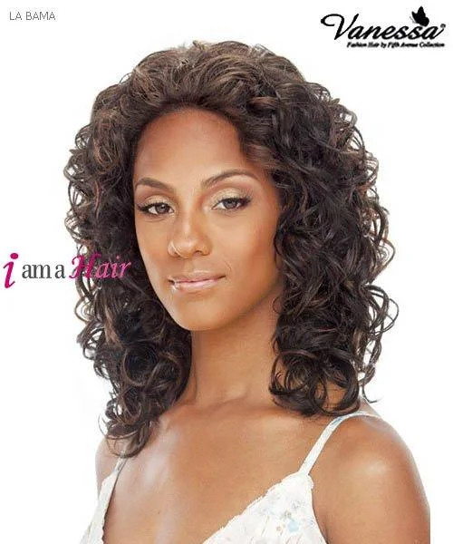 Half wig with a side - part for a more flattering lookVanessa Half Wig LA BAMA - Synthetic Half Wig Half wig with a side - part for a more flattering lookVanessa Half Wig LA BAMA - Synthetic Half Wig
