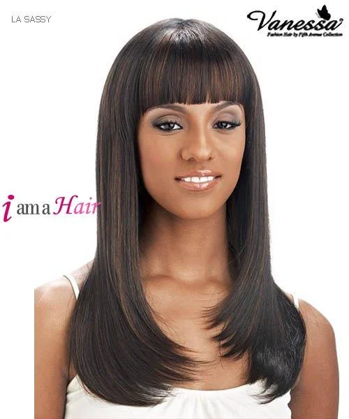 Half wig with a natural - looking root for a more realistic lookVanessa Half Wig LA SASSY - Synthetic Half Wig Half wig with a natural - looking root for a more realistic lookVanessa Half Wig LA SASSY - Synthetic Half Wig