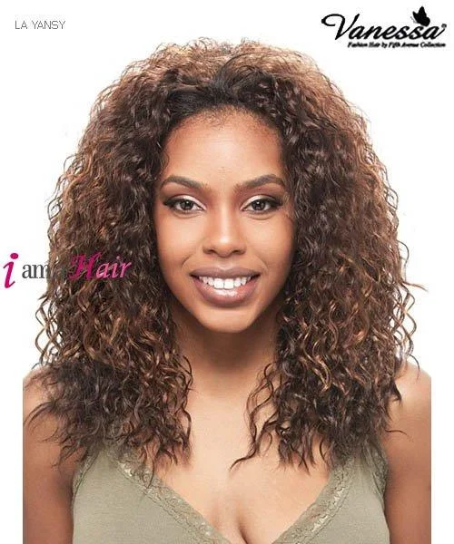 Adjustable - cap half wig for a comfortable fitVanessa Half Wig LA YANSY - Synthetic Half Wig Adjustable - cap half wig for a comfortable fitVanessa Half Wig LA YANSY - Synthetic Half Wig