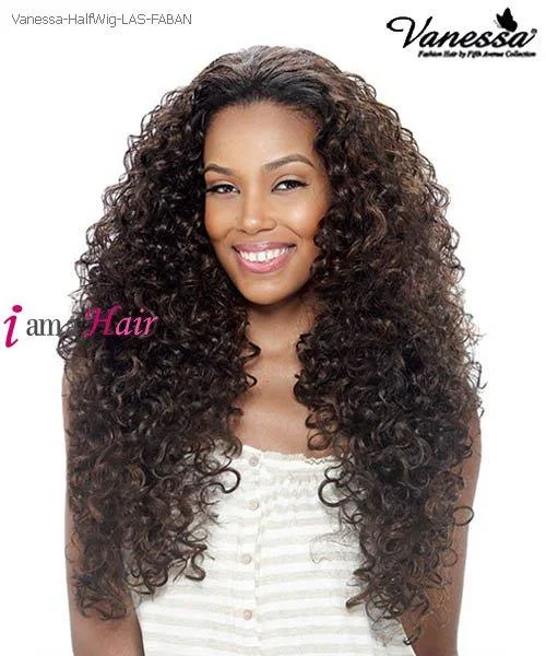 Half wig with a curly texture for a bold and stylish choiceVanessa Fifth Avenue Collection Futura Half Wig - LAS FABAN Half wig with a curly texture for a bold and stylish choiceVanessa Fifth Avenue Collection Futura Half Wig - LAS FABAN