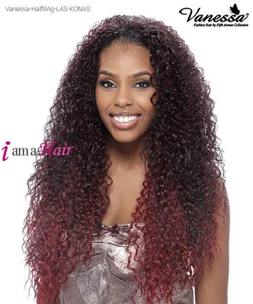 Half wig with a side - part for a more flattering lookVanessa Fifth Avenue Collection Futura Half Wig - LAS KONAS Half wig with a side - part for a more flattering lookVanessa Fifth Avenue Collection Futura Half Wig - LAS KONAS