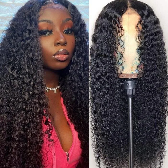 Adjustable - cap curly wig for a comfortable fitGrande 10A+ 180% 13*4 Lace Frontal Wigs All TEXTURE