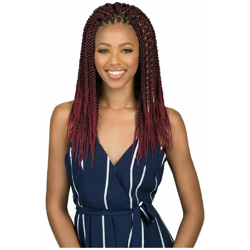 Heat - Resistant Braid & Plait Hair Extensions for Easy StylingBobbi Boss Bomba Synthetic Braids – Bomba Senegal Twist Heat - Resistant Braid & Plait Hair Extensions for Easy StylingBobbi Boss Bomba Synthetic Braids – Bomba Senegal Twist