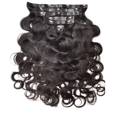 Synthetic clip - in hair extensions with a heat - resistant formula for easy stylingBodywave Clip-in Extensions Synthetic clip - in hair extensions with a heat - resistant formula for easy stylingBodywave Clip-in Extensions