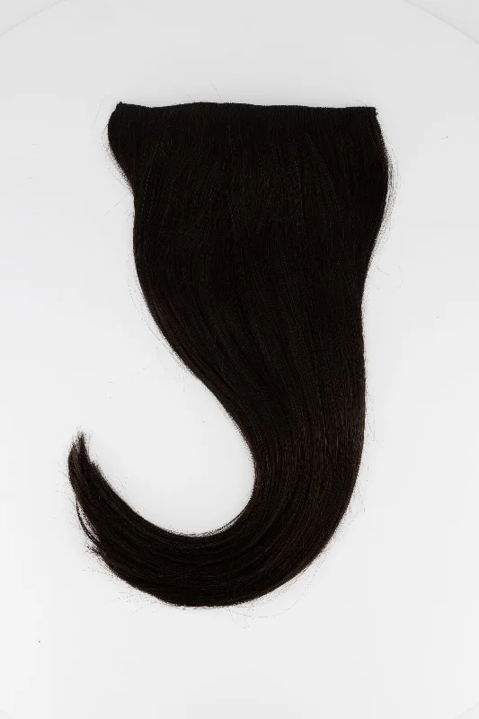 Clip - in hair extensions with a pre - bleBrown Black Clip-in Hair Extensions