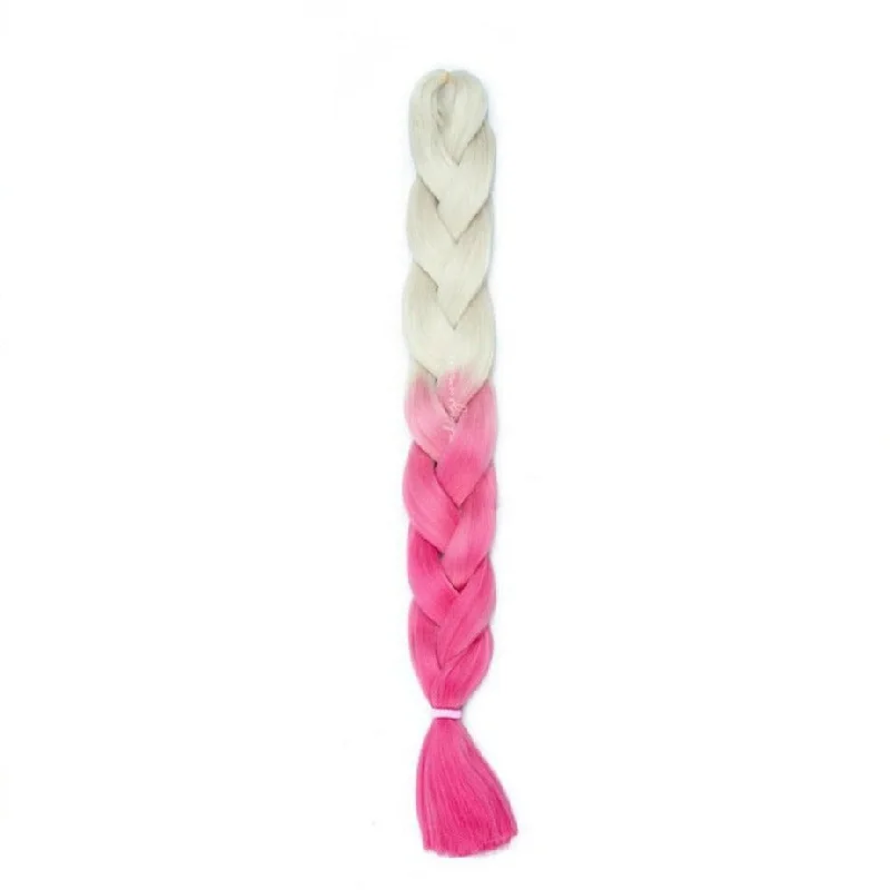 Bohemian - Style Braid & Plait Hair Extensions with Beads for a Trendy LookCLUELESS TWO TONE OMBRÉ 32" Bohemian - Style Braid & Plait Hair Extensions with Beads for a Trendy LookCLUELESS TWO TONE OMBRÉ 32"