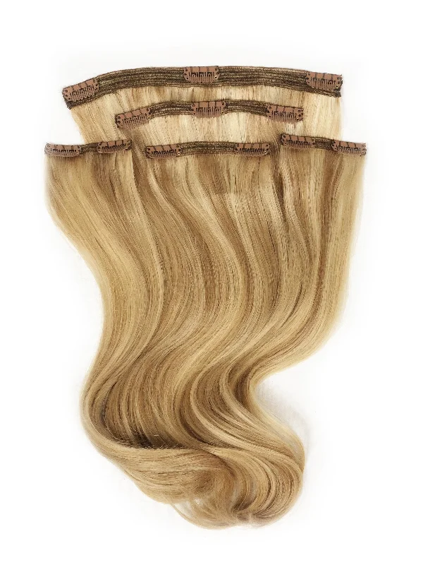 Clip - in hair extensions with a curly texture for a bold and stylish choice14 " Customized Clip-In Full Set Clip - in hair extensions with a curly texture for a bold and stylish choice14 " Customized Clip-In Full Set