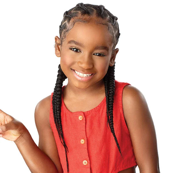 Braid & Plait Hair Extensions for a Summer Beach Party with a Laid - Back StyleSENSATIONNEL 3X X-PRESSION KIDS PRE-STRETCHED BRAID 28" [SB3XBK28]