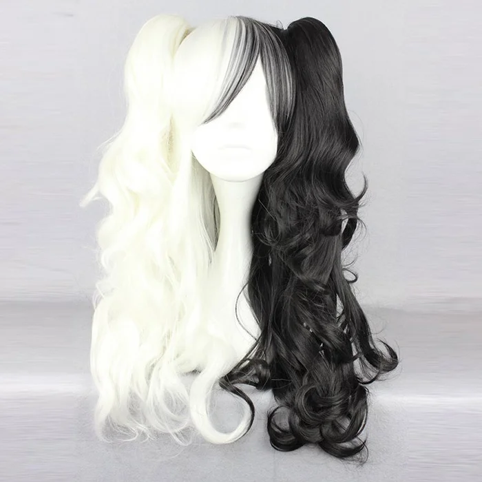 Curly wig with a middle - part for a classic and elegant styleCOSplay mixed color wig yv40683 Curly wig with a middle - part for a classic and elegant styleCOSplay mixed color wig yv40683