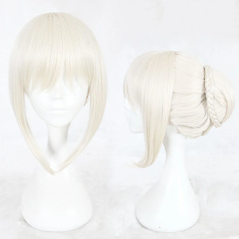 Curly wig with a silk - base cap for a comfortable and smooth feelCosplay Wig - Fate stay night/Saber Alter Curly wig with a silk - base cap for a comfortable and smooth feelCosplay Wig - Fate stay night/Saber Alter