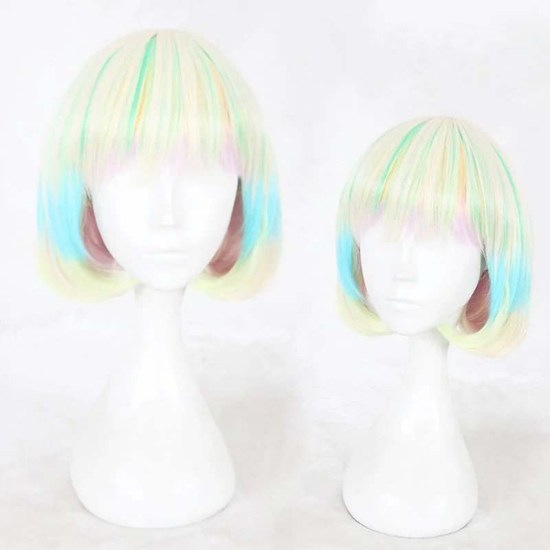Adjustable - cap curly wig for a comfortable fitCosplay Wig - Land of the Lustrous - Diamond