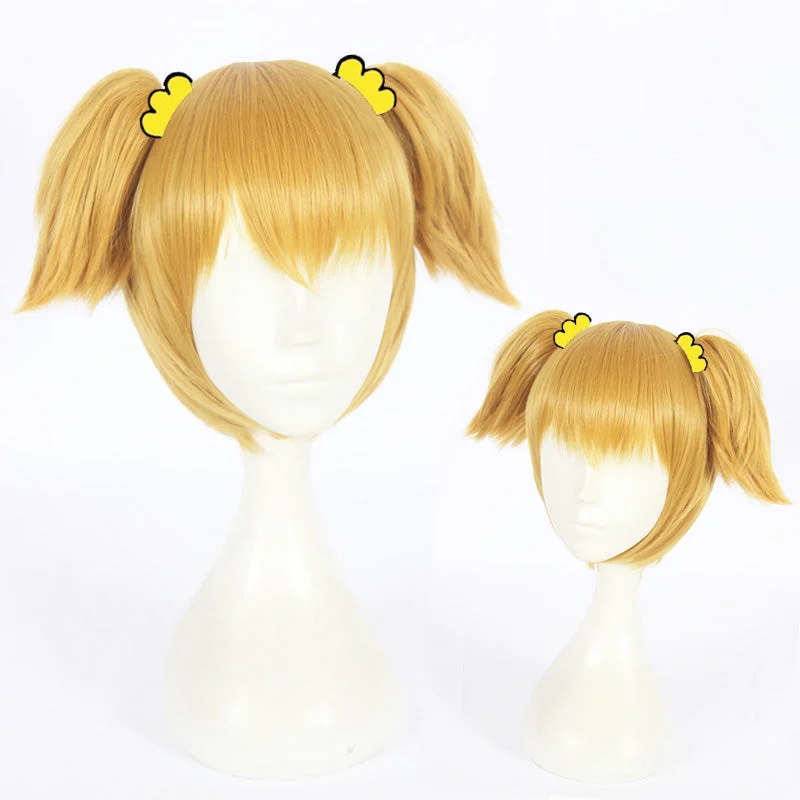 Curly wig with a natural - looking root for a more realistic lookCosplay Wig - POP Team Epic/Popuko Curly wig with a natural - looking root for a more realistic lookCosplay Wig - POP Team Epic/Popuko