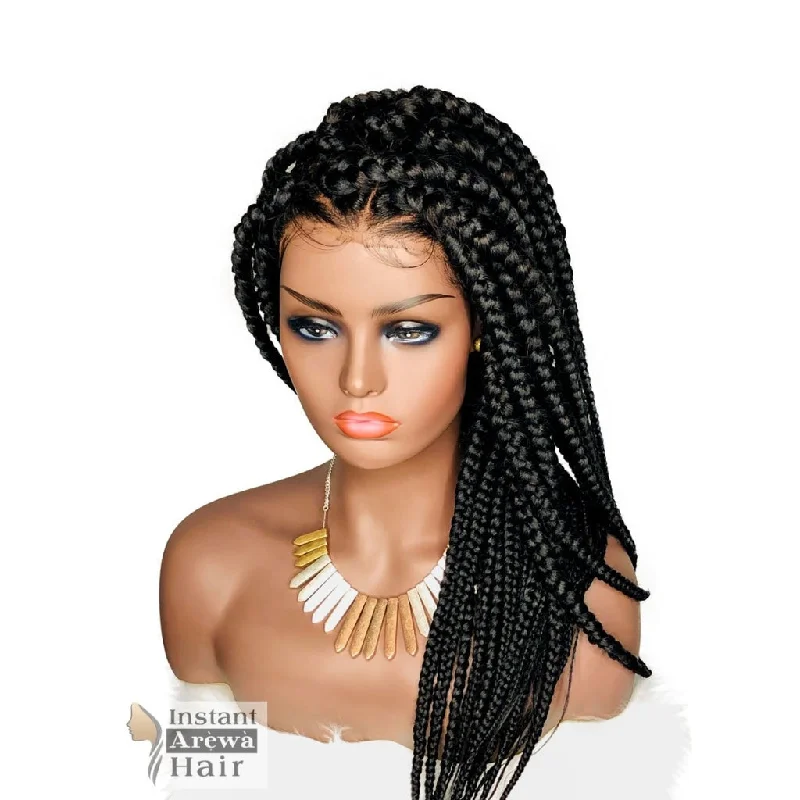 Braid & Plait Hair Extensions in a Burgundy Color for a Bold and Unique LookLarge Box Braid Wig Braid & Plait Hair Extensions in a Burgundy Color for a Bold and Unique LookLarge Box Braid Wig