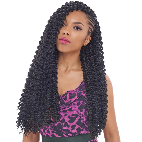 Braid & Plait Hair Extensions with a Curly End for a Playful VibeHARLEM125 KIMA SYNTHETIC BRAID WATER WAVE 22" 3X [KWA22]