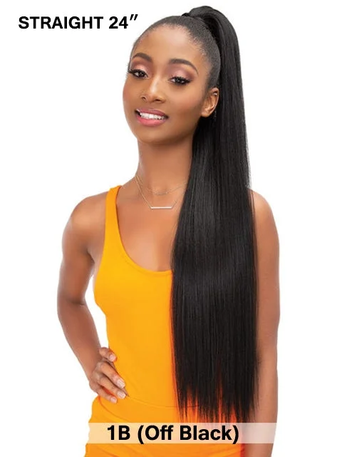 Hair buns for a bridal - party memberJanet Collection Essentials Snatch & Wrap Ponytail - STRAIGHT 24 Hair buns for a bridal - party memberJanet Collection Essentials Snatch & Wrap Ponytail - STRAIGHT 24