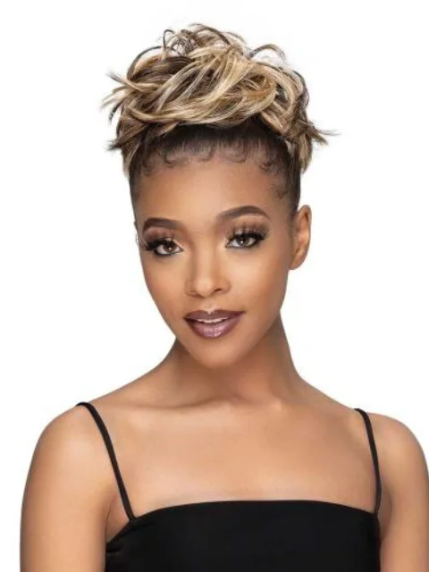 Hair buns for a fitness workoutJanet Collection Human Hair Blend Bun Remy Illusion Scrunch - RETRO Hair buns for a fitness workoutJanet Collection Human Hair Blend Bun Remy Illusion Scrunch - RETRO