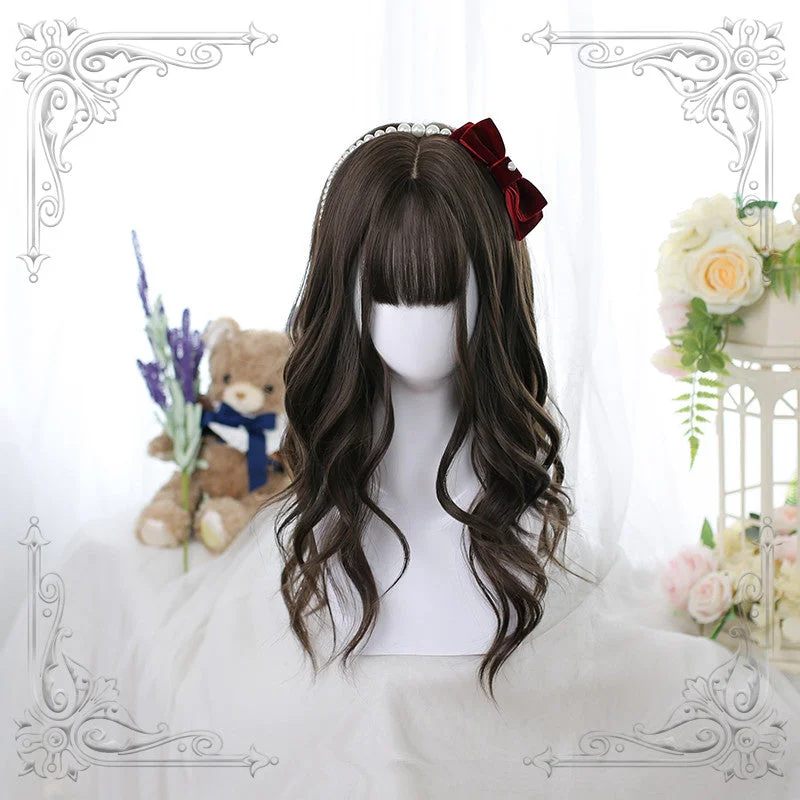 Curly wig with a side - part for a more flattering lookLolita long curly wig YV42916 Curly wig with a side - part for a more flattering lookLolita long curly wig YV42916