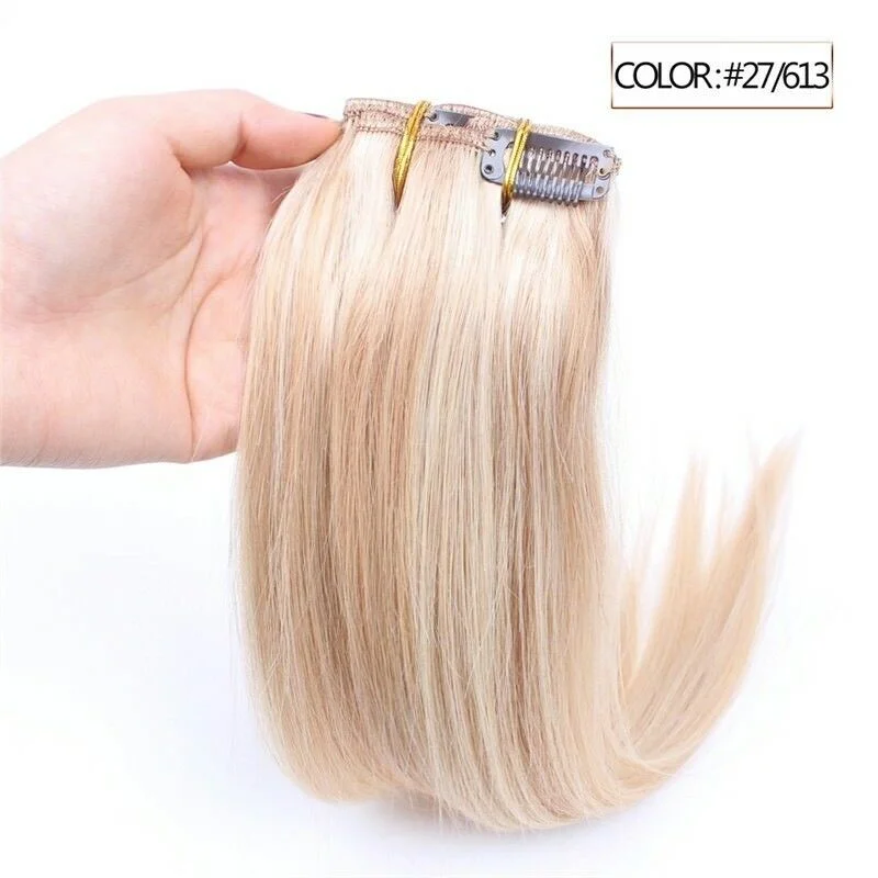 Clip - in hair extensions with a curly texture for a bold and stylish choiceLuxury Clip In Human Hair Extensions #27/613 Balayage Ombre Remy 7pcs 100g Clip - in hair extensions with a curly texture for a bold and stylish choiceLuxury Clip In Human Hair Extensions #27/613 Balayage Ombre Remy 7pcs 100g
