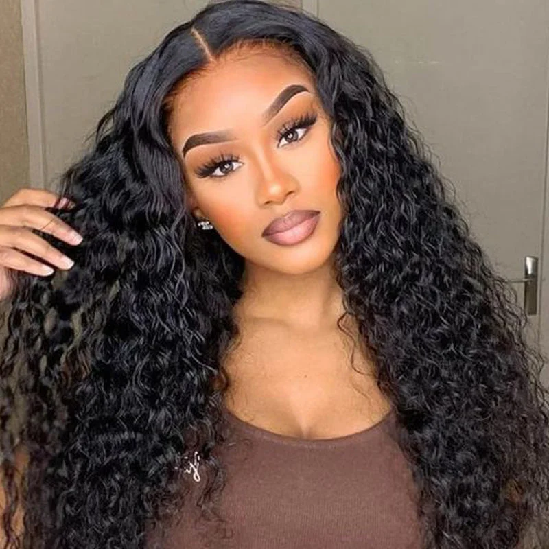 Curly wig with a silk - base cap for a comfortable and smooth feelNew Arrival Deep Wave Compact Frontal Wig 20" Curly wig with a silk - base cap for a comfortable and smooth feelNew Arrival Deep Wave Compact Frontal Wig 20"